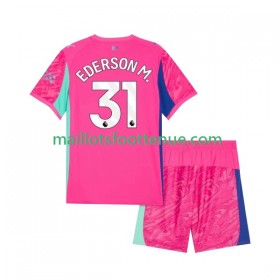 Maillot/Tenue Manchester City EDERSON M. 31 Gardien Enfant Exterieur 2025/2026